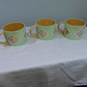Cathy Terepocki Anthropologie Mugs Mint Green